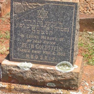 GOLDSTEIN Beth -1952