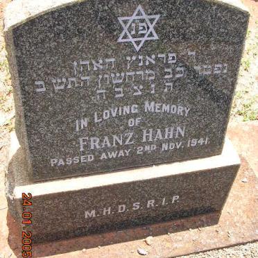 HAHN Franz -1941
