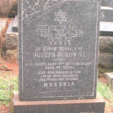 HOROWITZ Joseph -1964