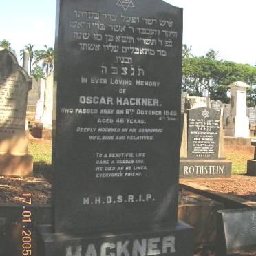 HACKNER Oscar -1946