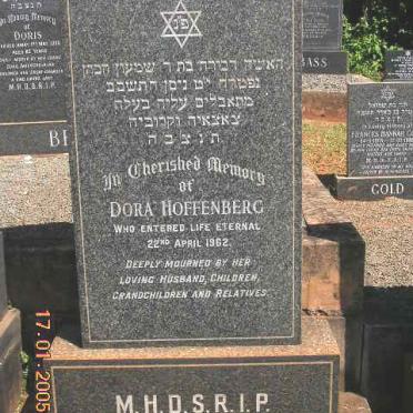HOFFENBERG Dora -1962