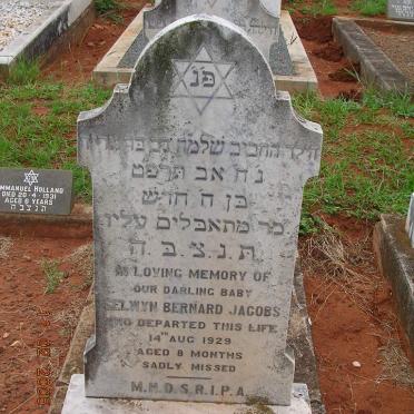 JACOBS Selwyn Bernard -1929