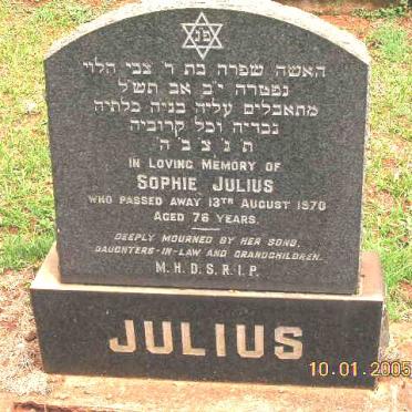JULIUS Sophie -1970