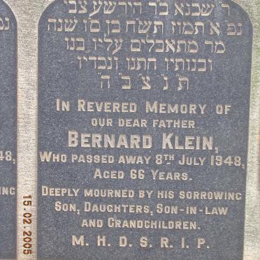 KLEIN Bernard -1948