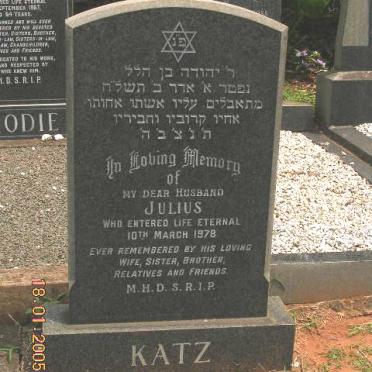 KATZ Julius -1978