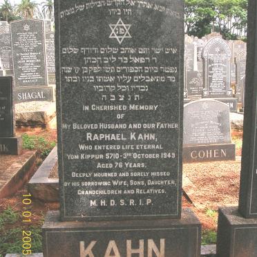 KAHN Raphael -1949