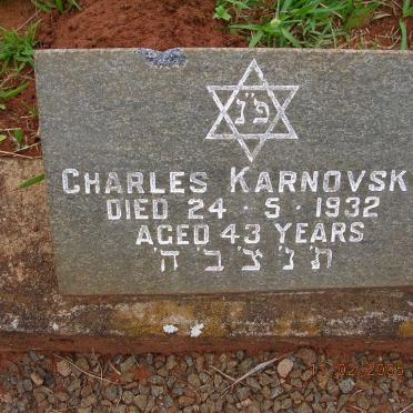 KARNOVSKY Charles -1932