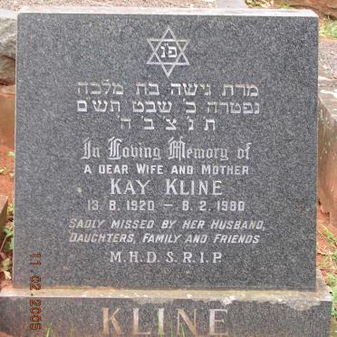 KLINE Kay 1920-1980
