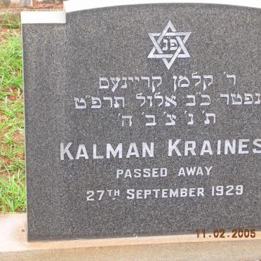 KRAINES Kalman -1929
