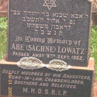 LOWATZ Abe  -1962