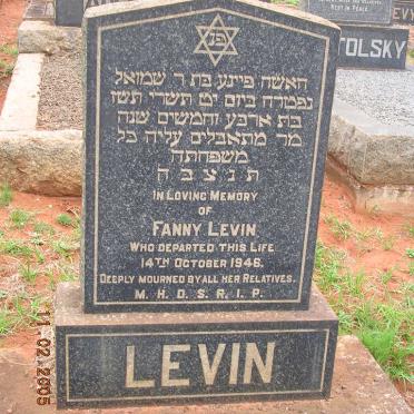 LEVIN Fanny -1946