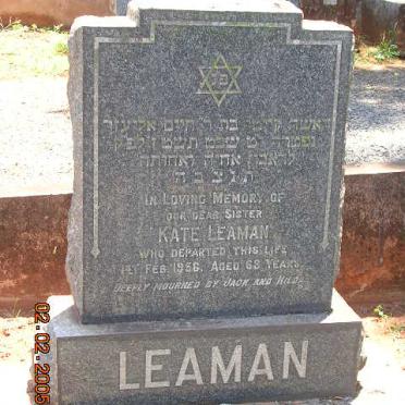 LEAMAN Kate -1956
