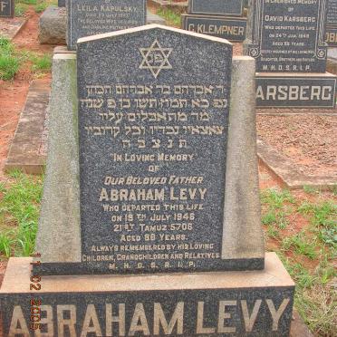 LEVY Abraham -1946