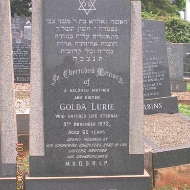 LURIE Golda -1973
