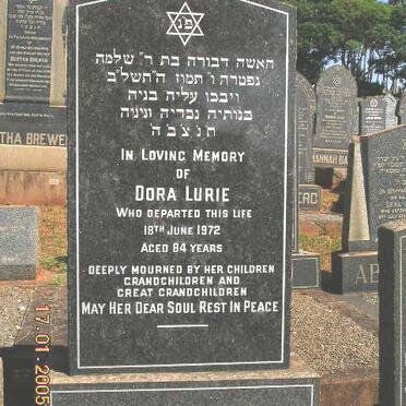 LURIE Dora -1972