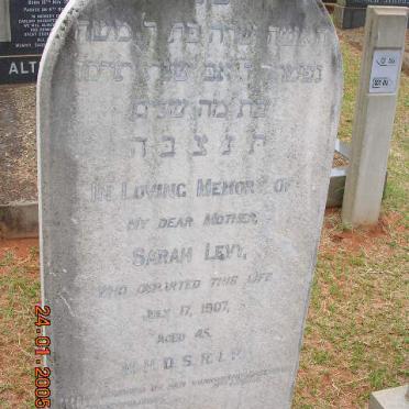 LEVY Sarah -1907