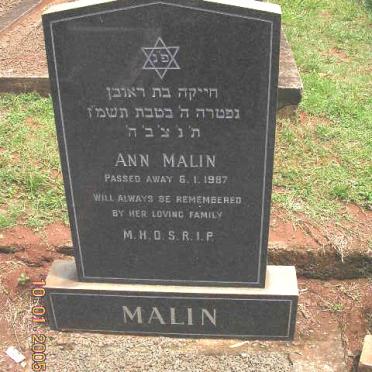 MALIN Ann -1987