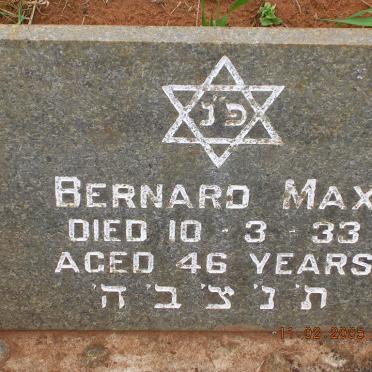 MAX Bernard -1933