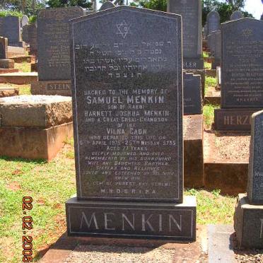 MENKIN Samuel -1975