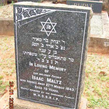 MALTZ Isaac -1943
