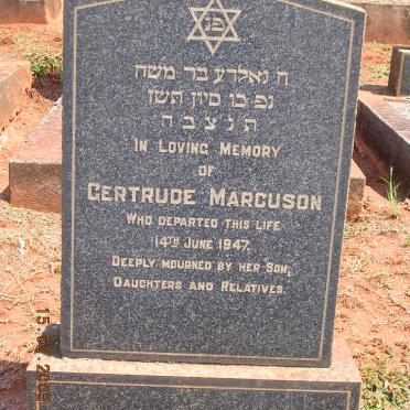 MARCUSON Gertrude -1947