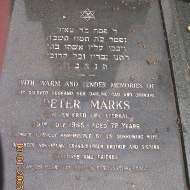 MARKS Peter -1965