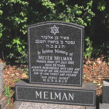 MELMAN Meyer -1992