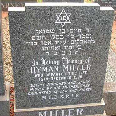 MILLER Hyman -1979