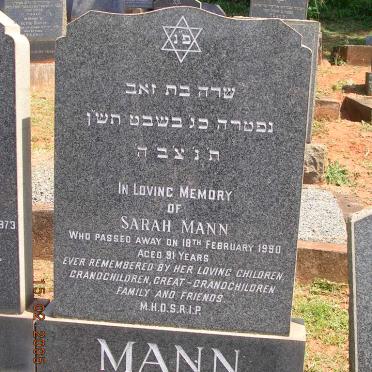 MANN Sarah -1990