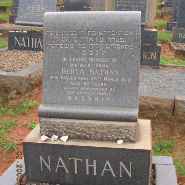 NATHAN Berta -1970