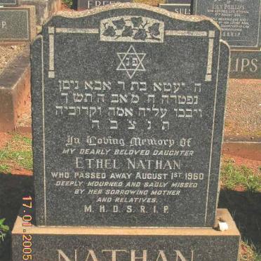 NATHAN Ethel -1960