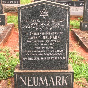 NEUMARK Hanny -1965