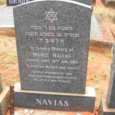 NAVIAS Mamie -1983