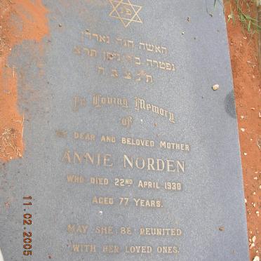 NORDEN Annie -1930