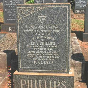 PHILLIPS Lily -1962