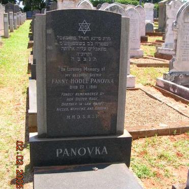 PANOVKA Fanny Hodel -1981