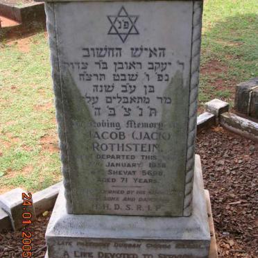 ROTHSTEIN Jacob -1938