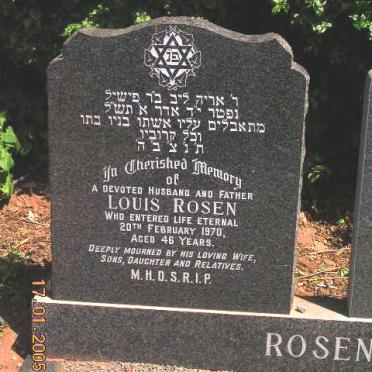 ROSEN Louis -1970