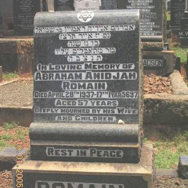 ROMAIN Abraham Anidjah -1937