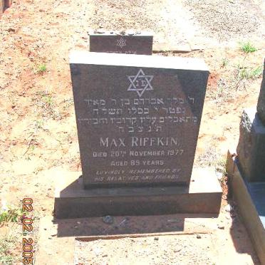 RIFFKIN Max -1977