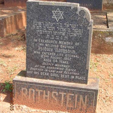 ROTHSTEIN Isidore -1952