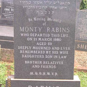 RABINS Monty -1980