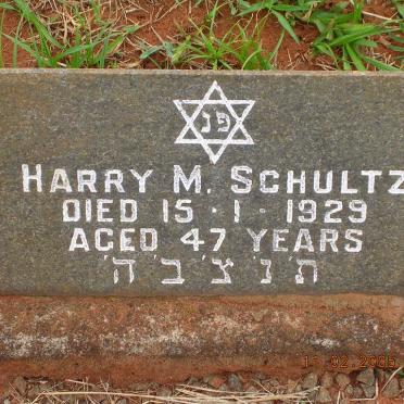 SCHULTZ Harry M. -1929