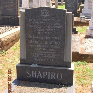 SHAPIRO Maude -1975