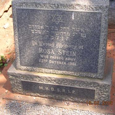 STEIN Rosa -1961