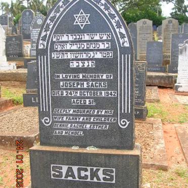 SACKS Joseph -1942