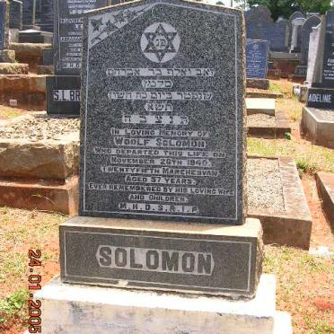 SOLOMON Woolf -1940