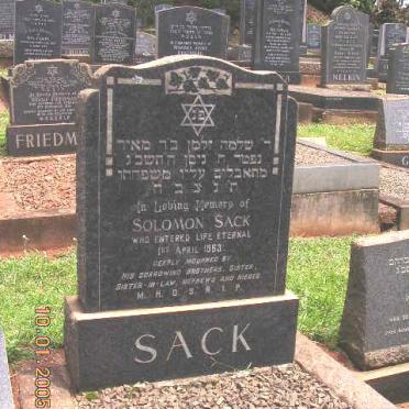 SACK Solomon -1953