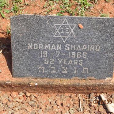 SHAPIRO Norman -1966