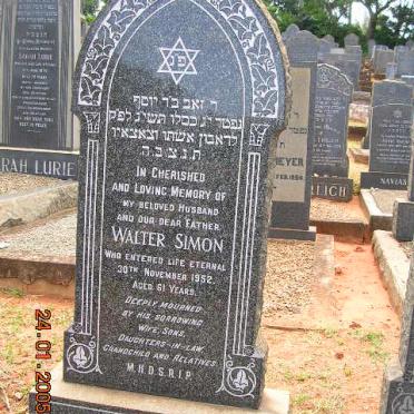SIMON Walter -1952